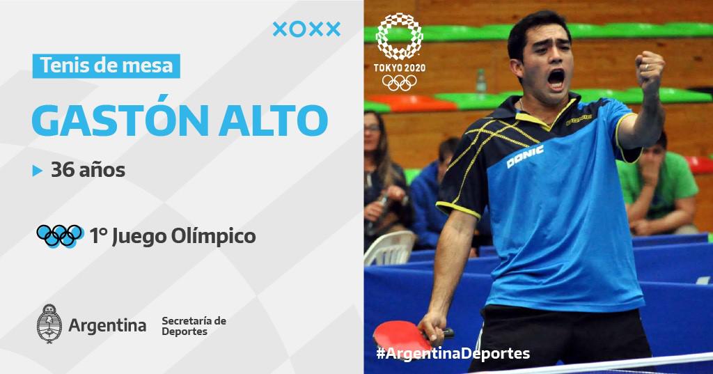 JJ OO, Gastón Alto, tenis de mesa