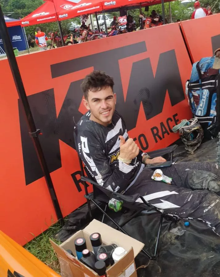 Enduro, Lucas Godoy, 4to en Junior, Ecuador