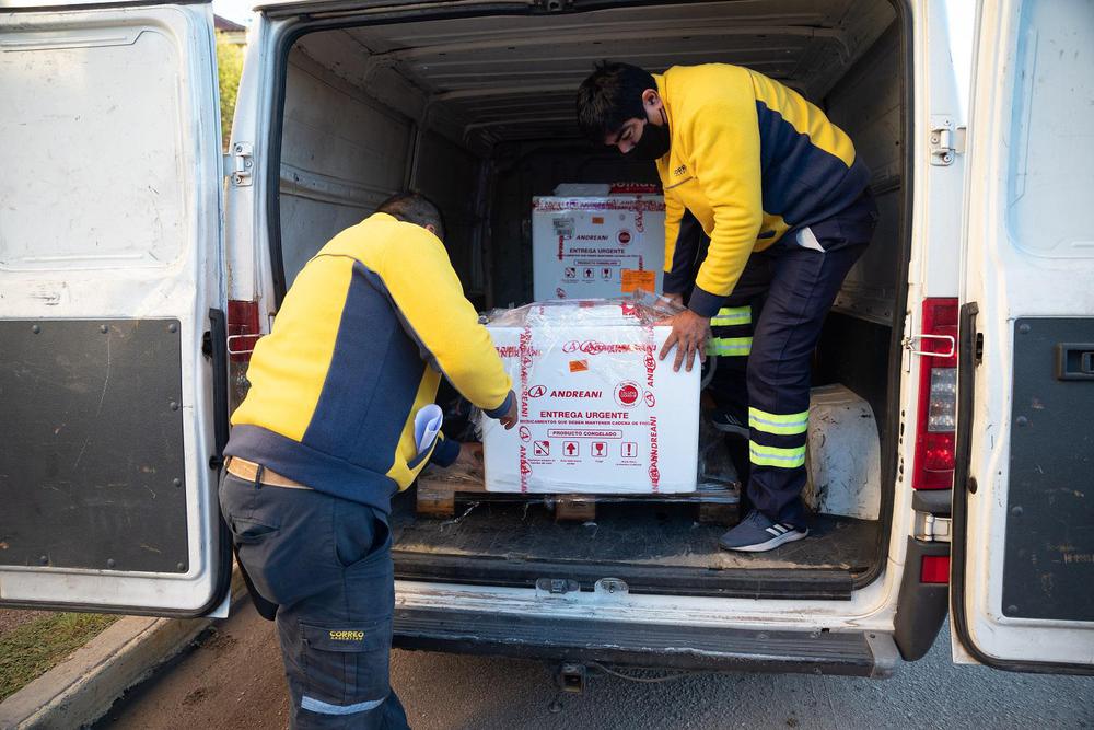 San Luis traslado de vacunas Sinopharm
