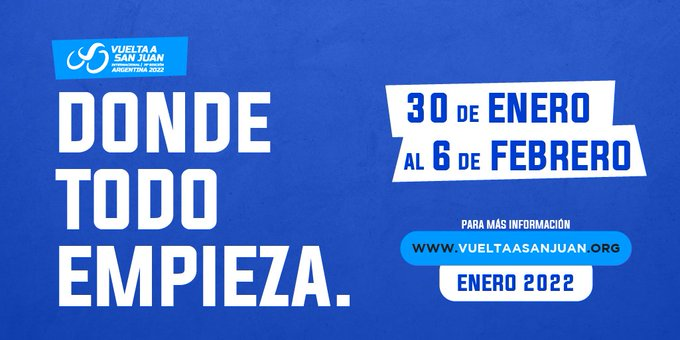 Vuelta a San Juan, afiche presentación