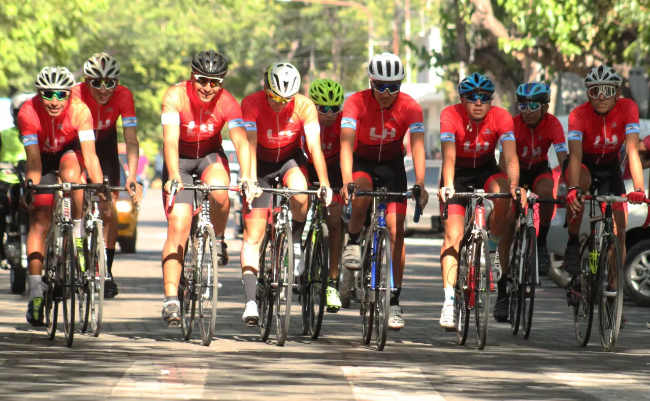 Ciclismo, equipo de Las Heras