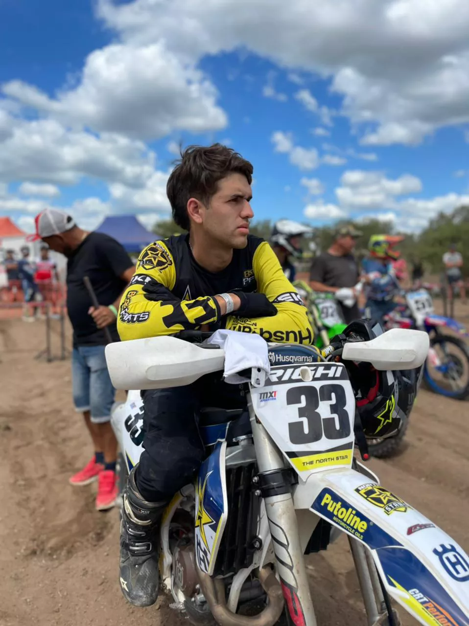 Motos, Luciano Righi, 5to en Rio Tercero