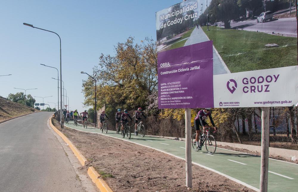 ciclovia jarillal-godoy cruz