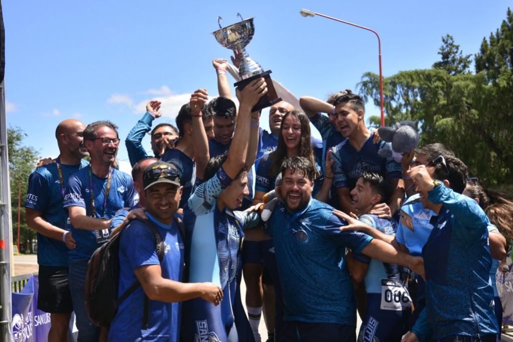 Juegos Binacionales, Ciclismo, Oro para Tomás Moyano