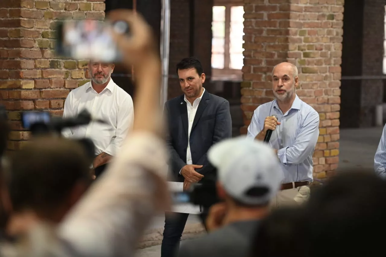 Tadeo García Zalazar recibe a Rodríguez Larreta en Espacio Arizu 1
