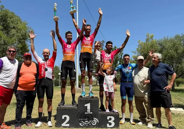 Ciclismo, podio fecha 12, Godoy Cruz