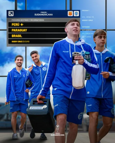 Godoy Cruz, Sudamericana 2025, debut en Lima, Perú