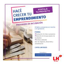 Las Heras, incubadora para emprendedores