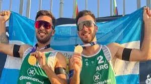 Beach Voley, Leonardo Amieva y Bautista Aveiro