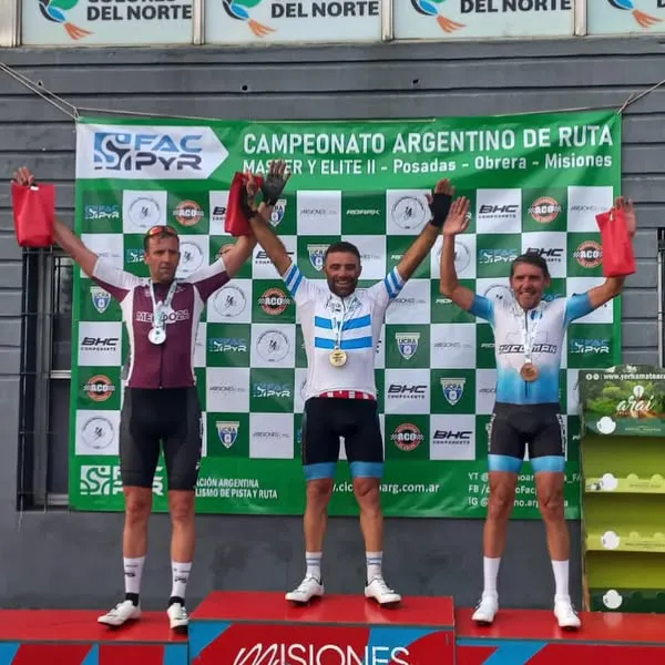 Ciclismo, Daniel Zúmer, medalla de plata