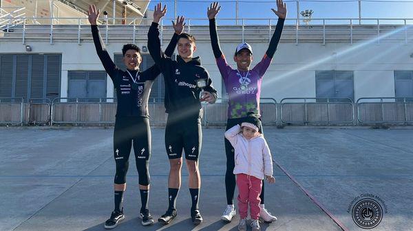 Ciclismo, pista, podio 4ta fecha