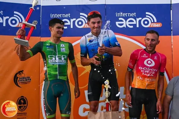 Vuelta de Mendoza, podio 4ta etapa, La Paz-Maipú