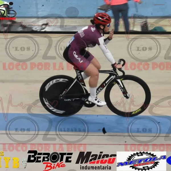 Ciclismo, Abril Ureta, campeona argentina de scratch