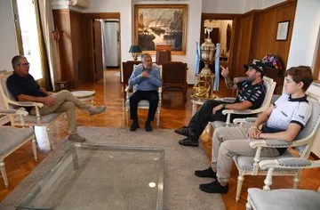 Julián Santero, Alfredo Cornejo y Federico Chipaetta