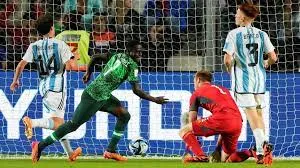 Sub 20, Nigeria 2- Argentina 0