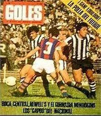 Gimnasia y Esgrima, tapa revista Goles