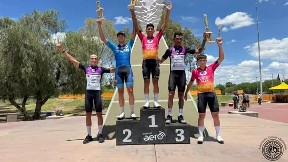 Ciclismo, 6ta fecha Lavalle, podio