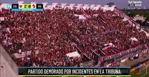 Nacional, Incidentes en Chacarita