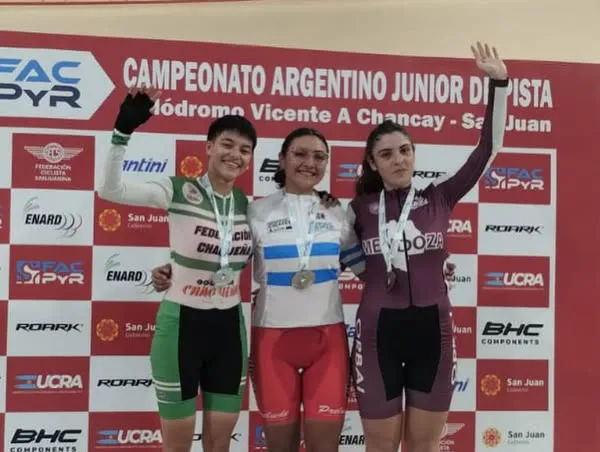 Ciclismo, Abril Ureta, representante borravino