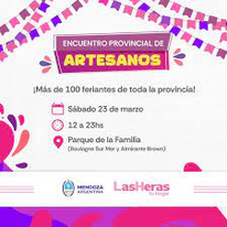 Las Heras, afiche encuentro provincial