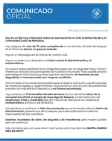 Basquet, Israelita Macabi, comunicado oficial