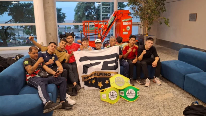 Boxeo, delegacion mendocina en Florencio Varela