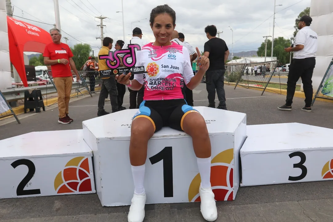 Vuelta a San Juan, Maribel Aguirre, malla líder