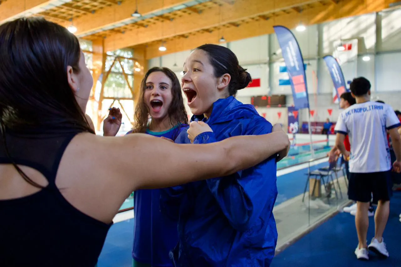 Binacionales, Natación podio puntano