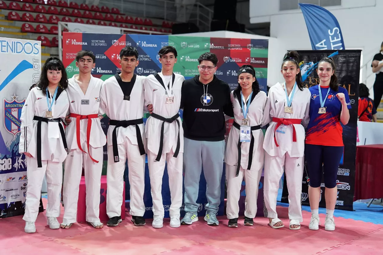 Taekwondo, medallas para San Luis