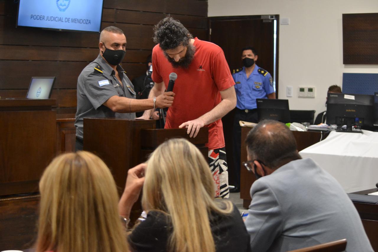 Declara Nicolas Gil Pereg Foto: Prensa Poder Judicial de Mendoza (Argentina)