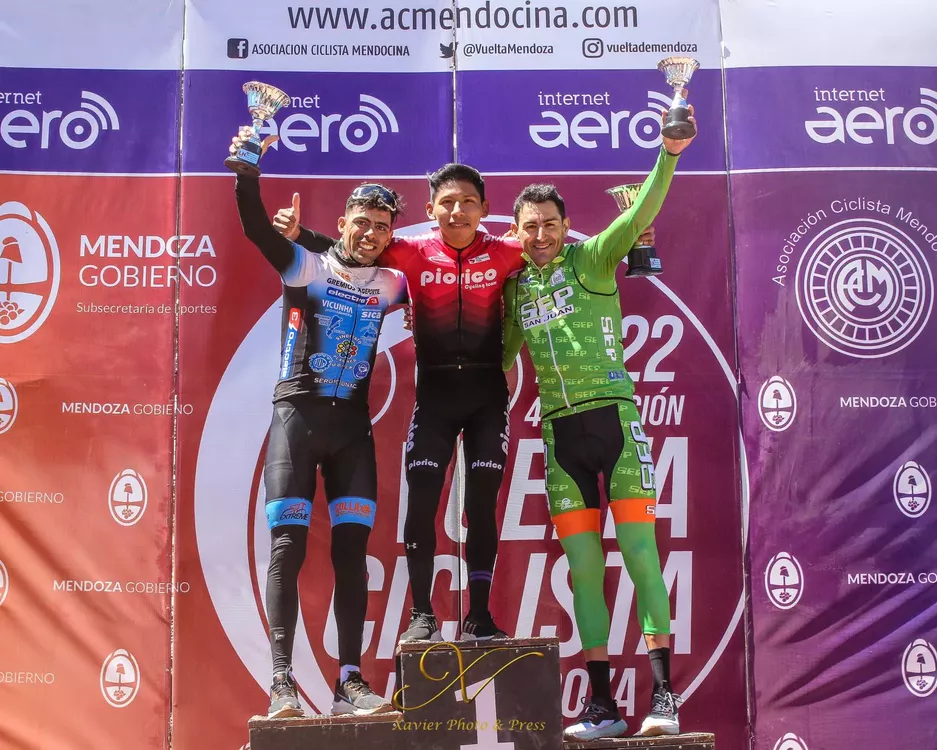 Vuelta 2022, etapa reina, Podio en el Cristo Redentor