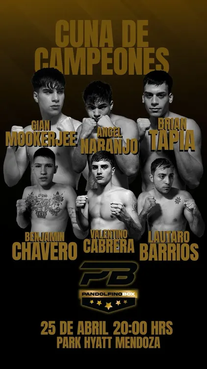 Boxeo, Cuna de campeones, afiche