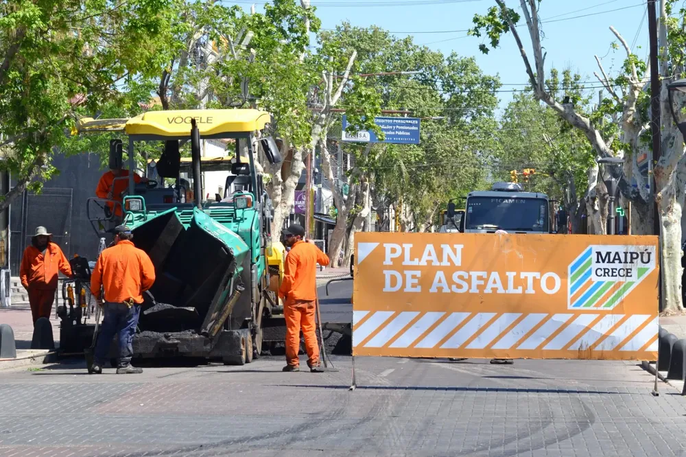Plan Integral de Asfalto 2025-2026 Maipú 3