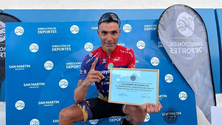 Ciclismo, Alejandro Durán, campeón mendocino
