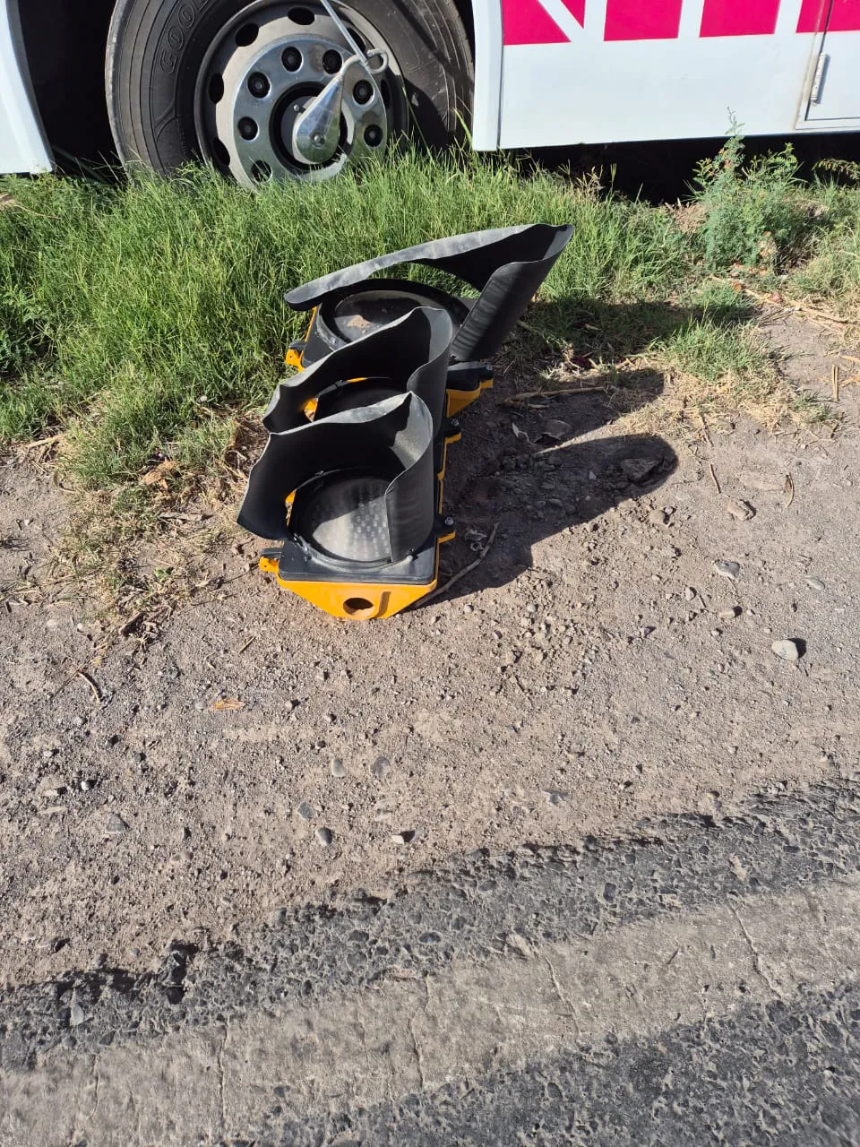 choque colectivo semaforo