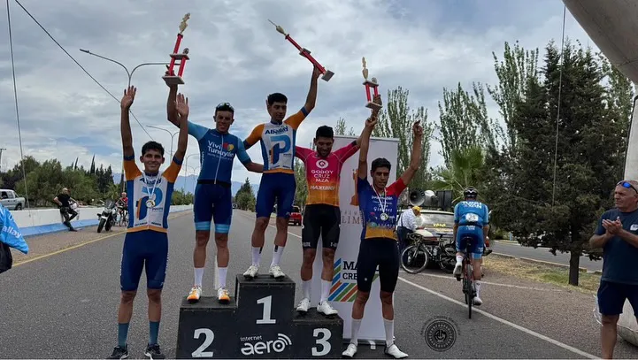 Ciclismo, podio 8va fecha, Maipú