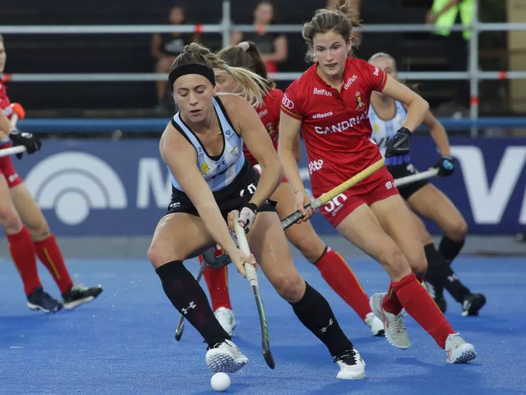 Hockey sobre cesped, Las Leonas vencieron a Bélgica
