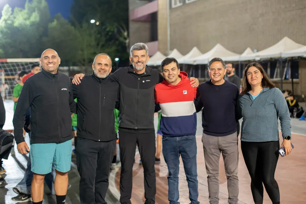 Deportes en Las Heras, visita de intendentes