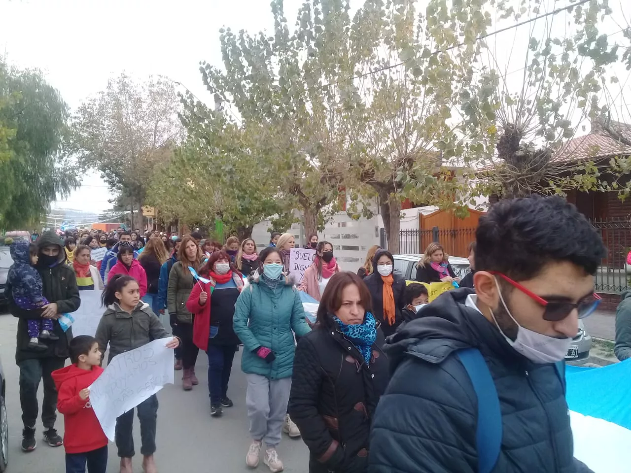 Protesta docente en San Juan 2022