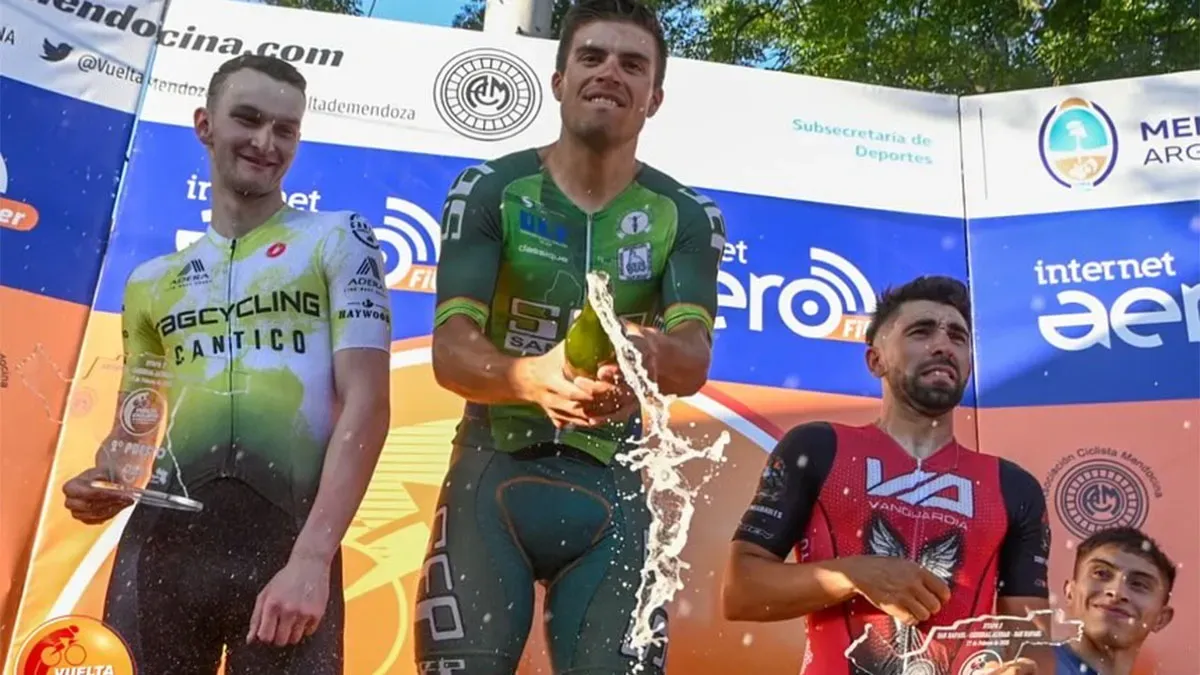 Vuelta de Mendoza, podio 2da etapa