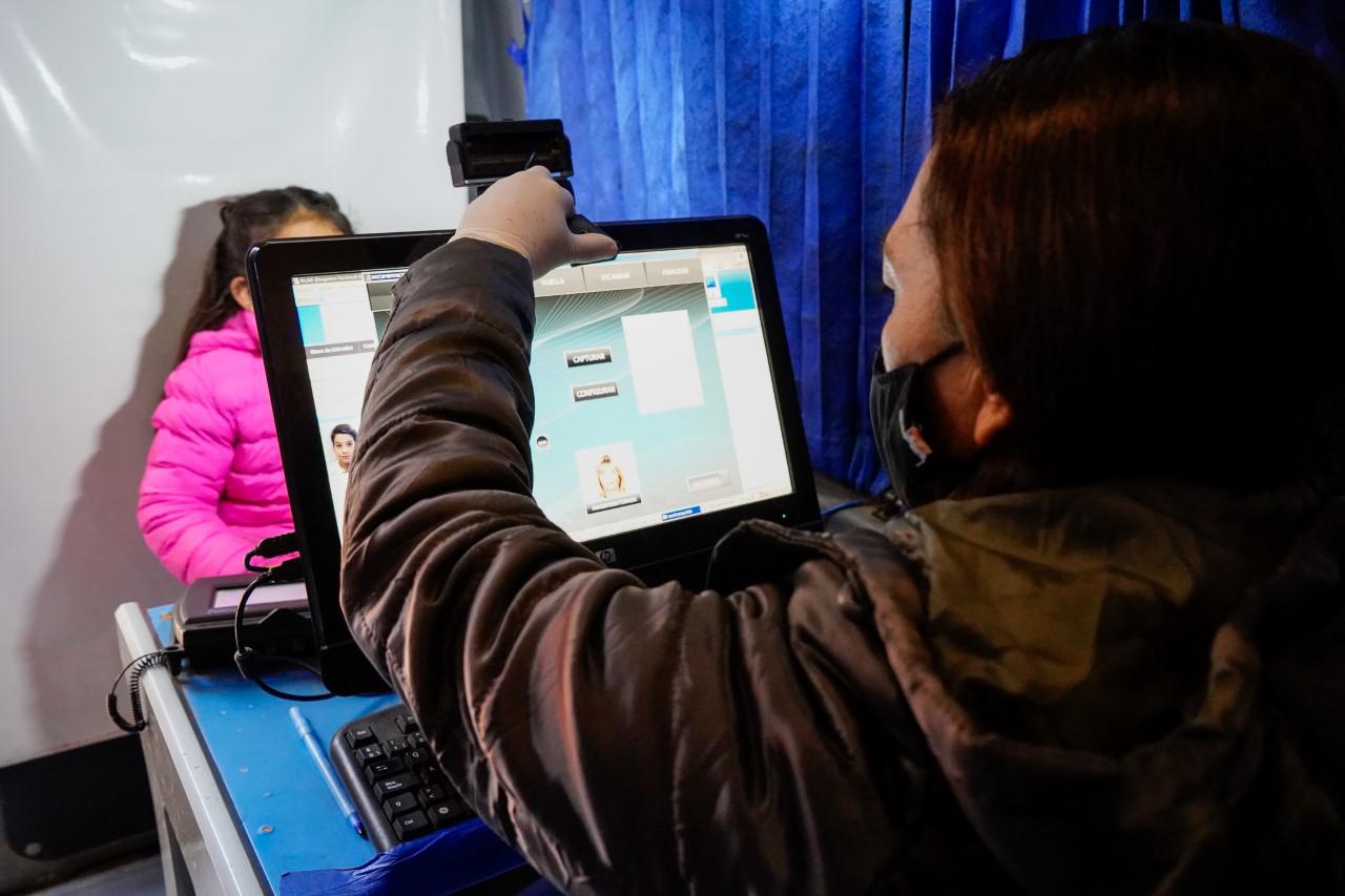 Las Heras, Registro móvil para indocumentados