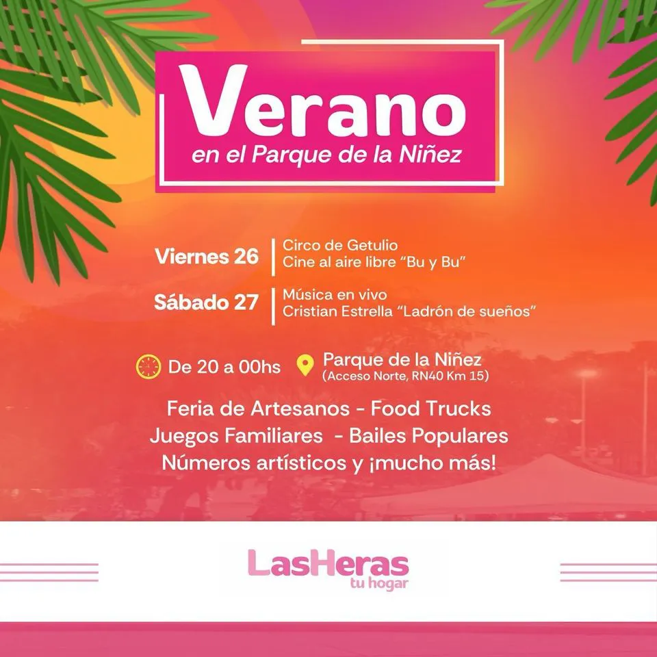 Las Heras, verano