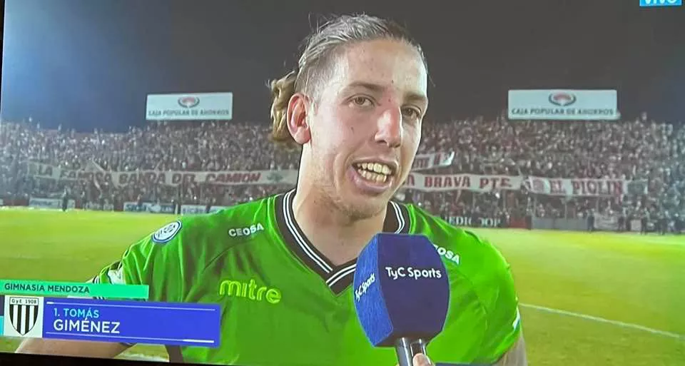 Nacional B, Tomas Gimenez arquero del Lobo