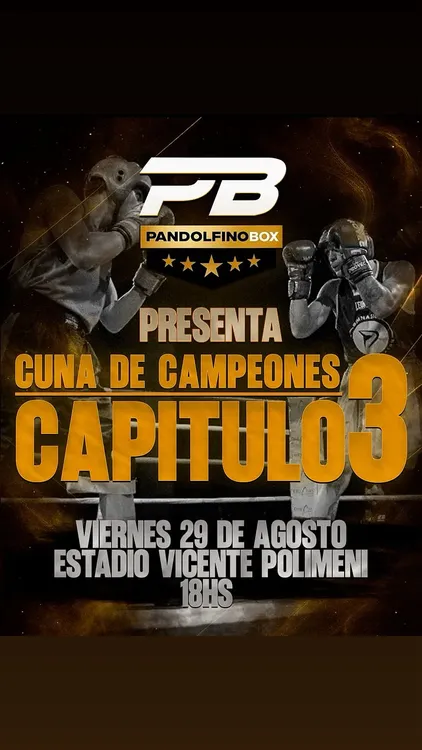 Boxeo, Cuna de Campeones, afiche