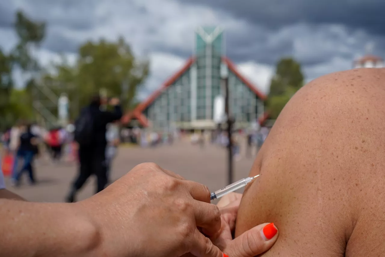 Las Heras, campaña de vacunacion, Sarampión y Covid 19