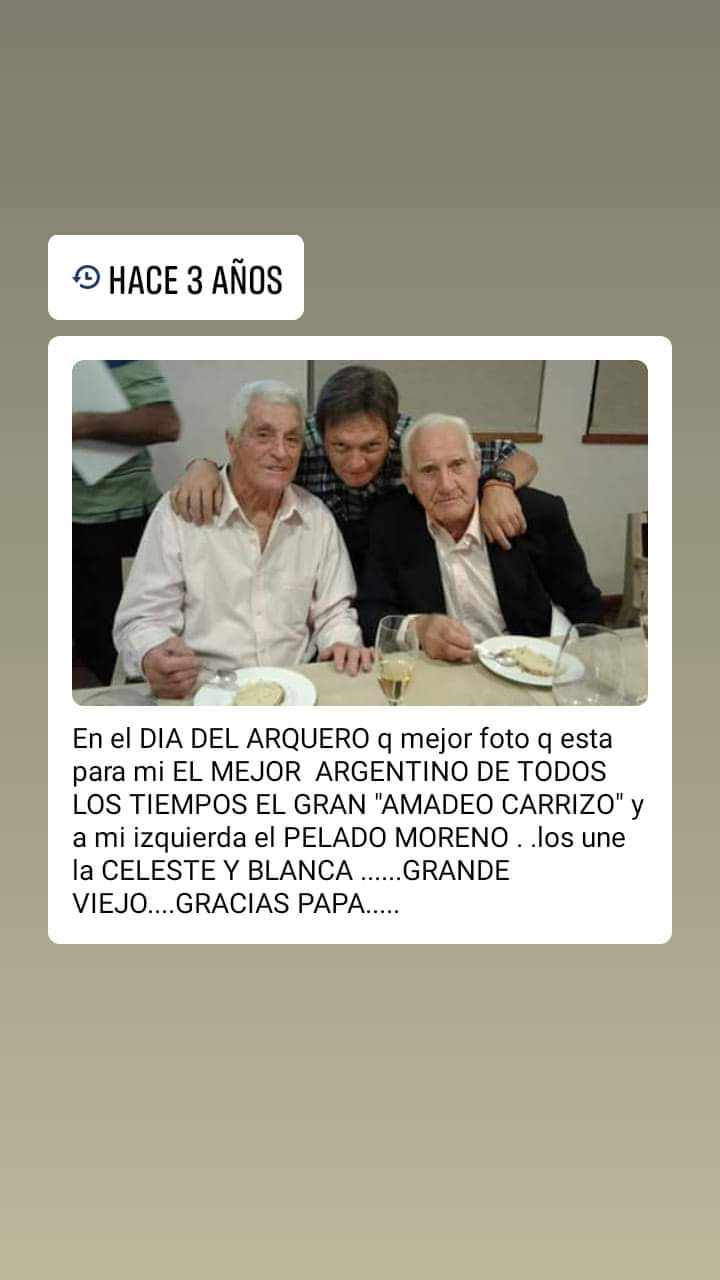 Rescate emotivo, Amadeo Carrizo, Juan Carlos Moreno