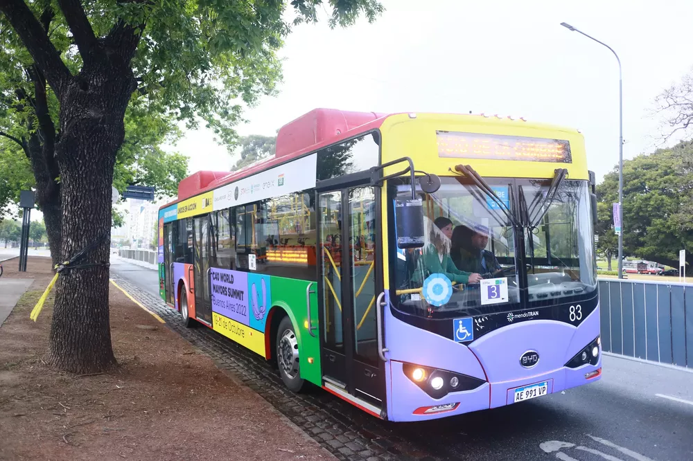 alcaldes C40 bus electrico