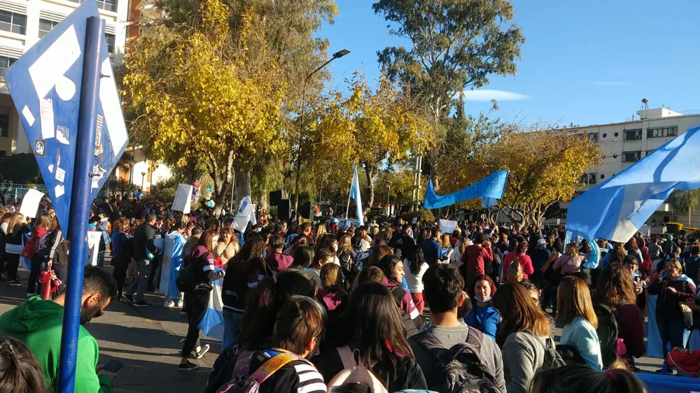 San Juan protesta docente