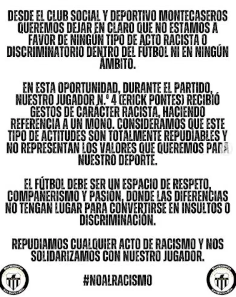Regional, Comunicado de Montecaseros