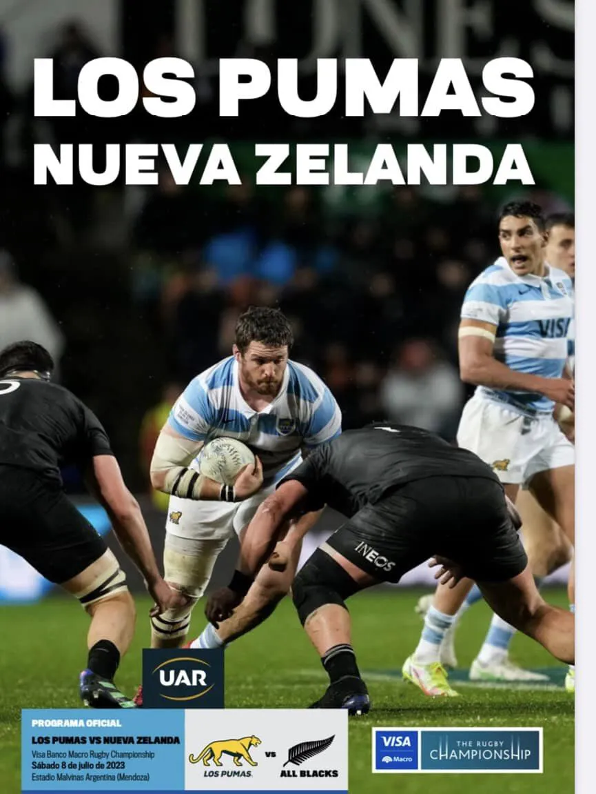 Rugby, Los Pumas ante All Blacks afiche